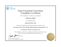 Сертификат 2021 OGC WMS 1.3.0.